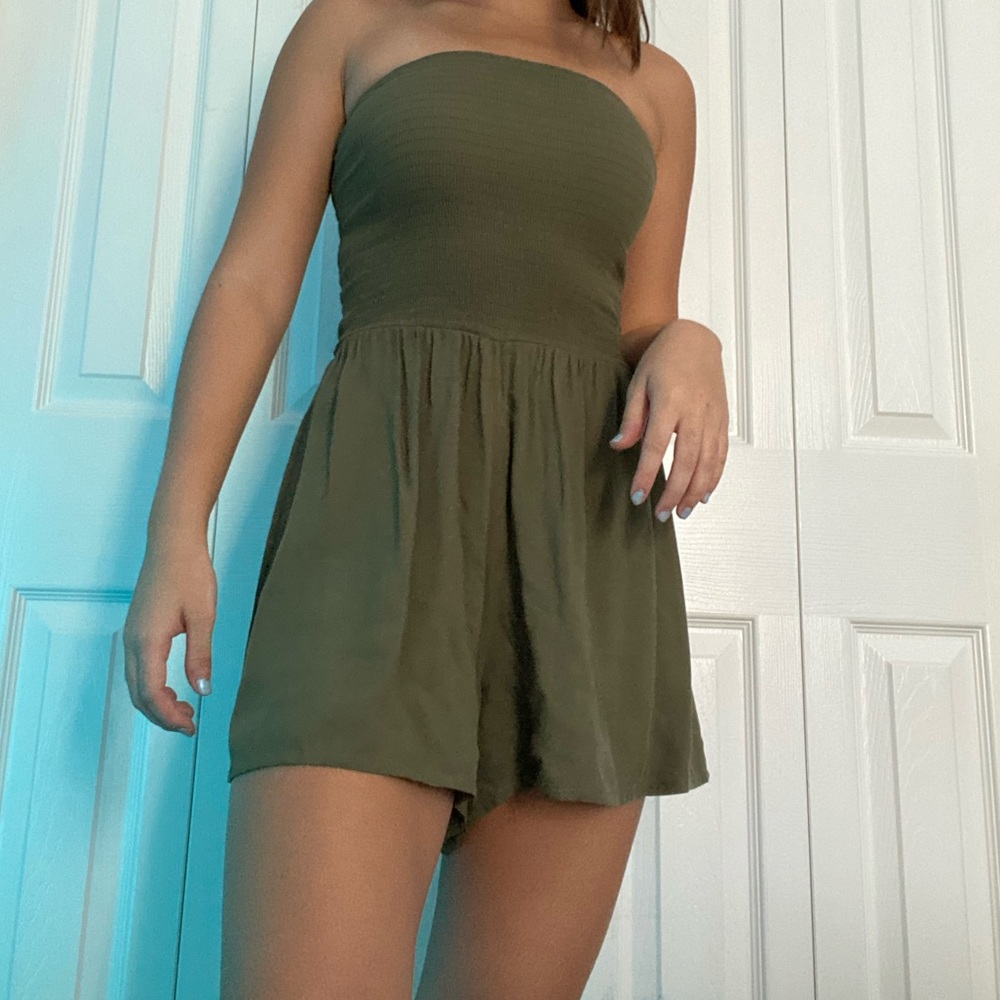 Garage Army Green Romper